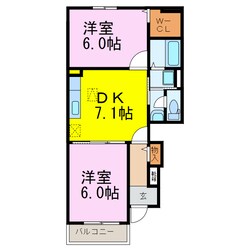 パレドール・Ⅰの物件間取画像